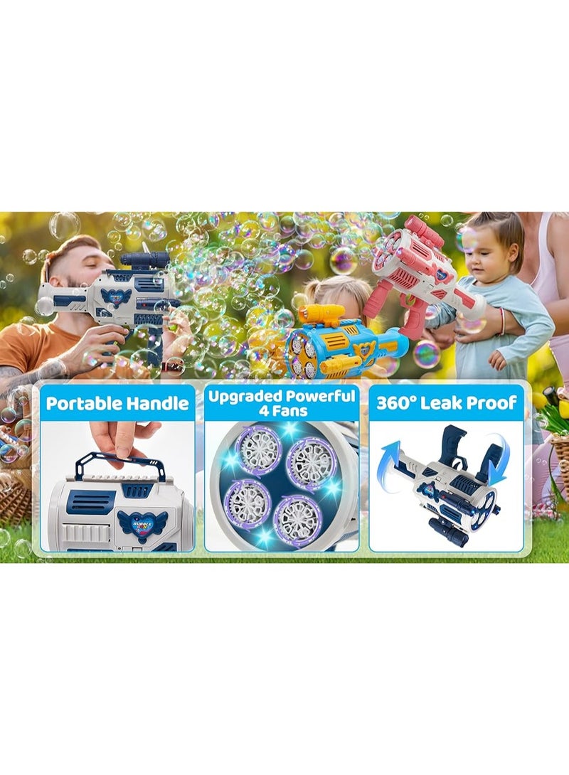 Wholesale Outdoor Kids Plastic Bazooka Bubble Toy – Rocket Launcher Bubble Gun with Lights & Lithium Battery Backpack – Ages 3-8 - Image 4